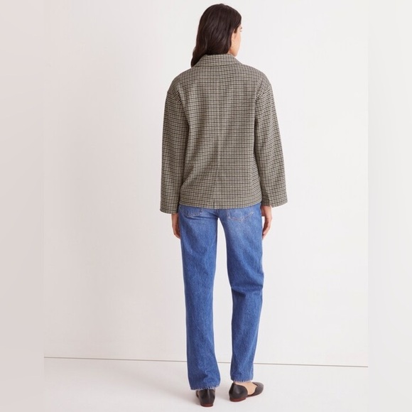 NWT Madewell Oversized Knit Blazer in Houndstooth Size M - Picture 8 of 12